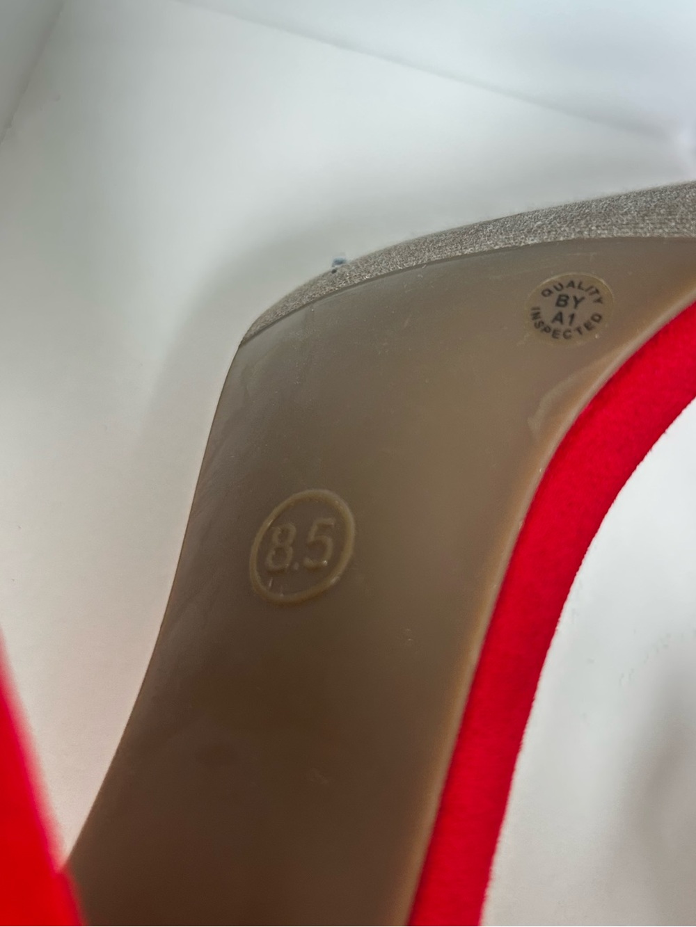 Worthington Woman’s Red Strappy Heels/ size US 8.5 - Picture 6 of 7